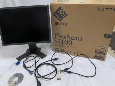 EIZO FlexScan S2100 21.3 Inch UXGA LCD Monitor DVI VGA Black | eBay