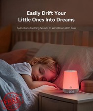 Dreamegg White Noise Machine Baby Night Light Sleep Trainer App