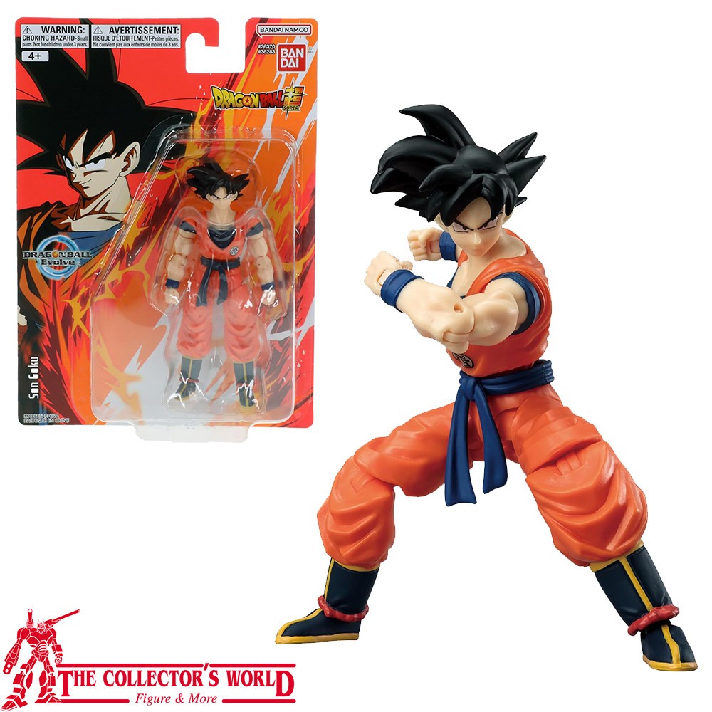 Figura De Acción Snodabile Original De Son Goku De Bandai Dragon Ball Evolve