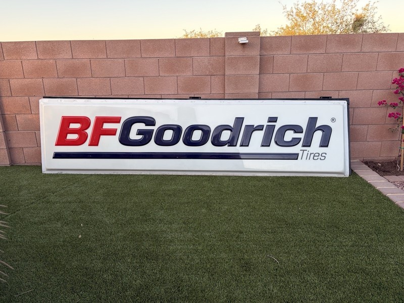 BF Goodrich Light Up Tire Sign