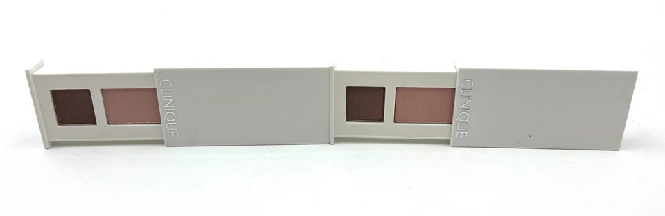 2 x Clinique All About Shadow duo: 23 Hazy/ 22 sapatilhas de balé tom único ~1,7 g - Imagem 3 de 4