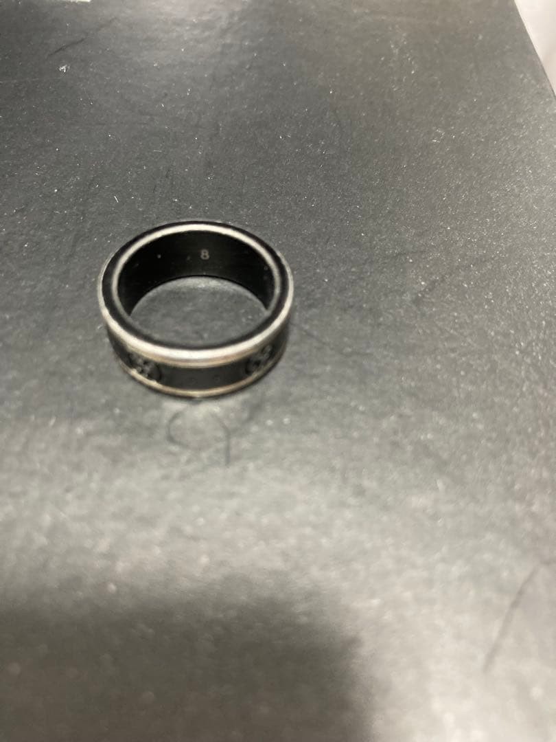 GUCCI Icon Ring, Interlocking, Ceramic, Engraved,… - image 4