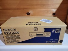 Denon DVD-2200 DVD Audio Video / Super Audio CD Player Tested In Original Box