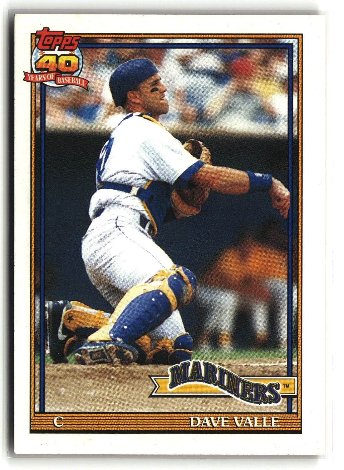Dave Valle 1991 Topps #178