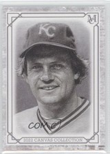 2022 Topps Museum Collection Canvas Reprints George Brett #CCR-42 HOF 10qe