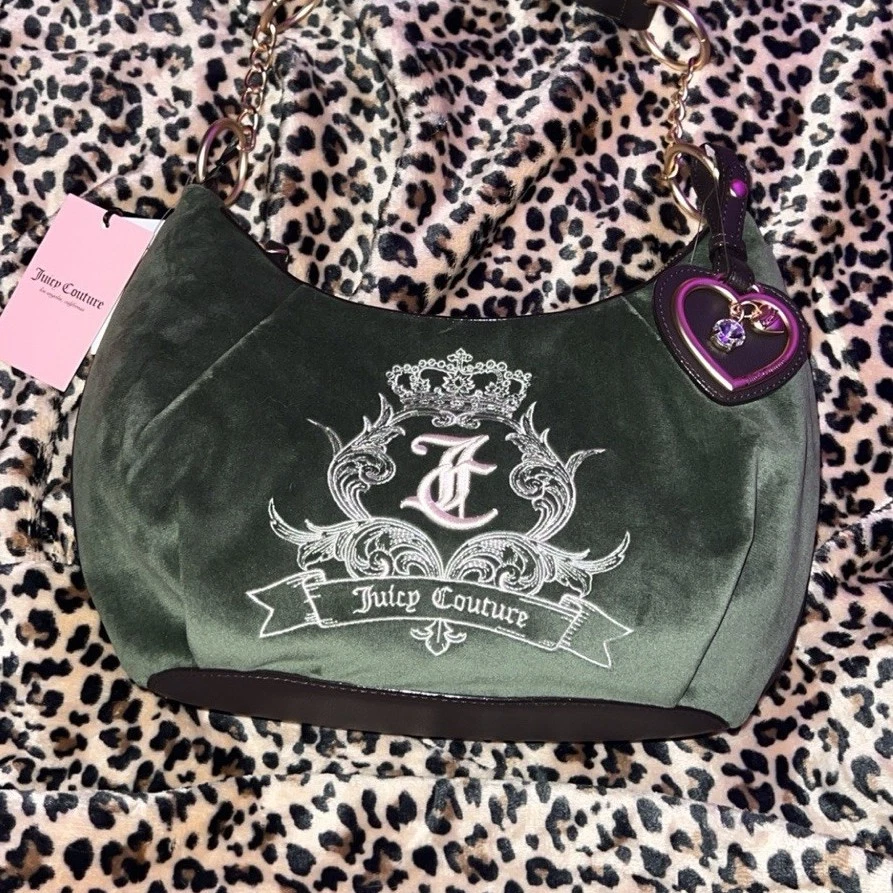 Juicy Couture Hobo Bags & Handbags Women's Velvet Exterior Bags