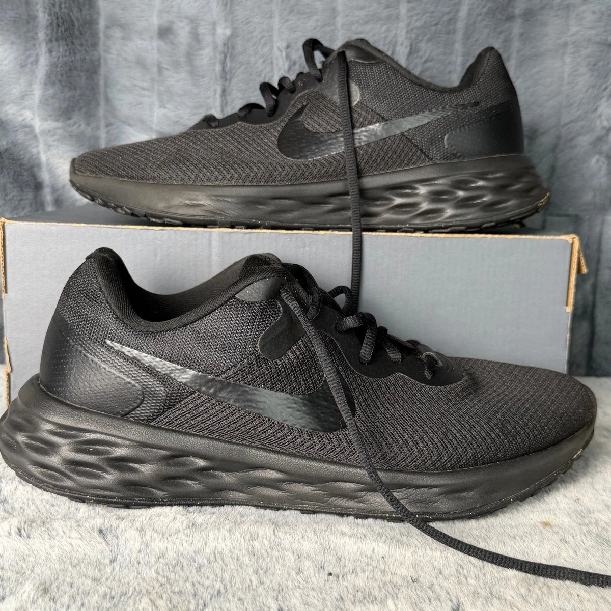 Nike Revolution 6 Extra Wide Triple Black | eBay display picture 3