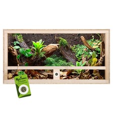 Repiterra&reg; Terrarium Seitenbel&uuml;ftung Holzterrarium OSB Holz Terrarien 80x50x50cm
