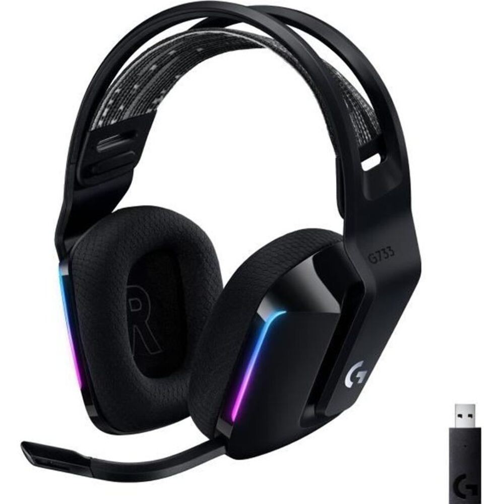 Logitech G G733 Lightspeed Wireless Rgb Gaming Headset Micro-Casque Taille 2.4 Noir de Inmac Wstore - Image 2