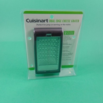 Cuisinart Dual Edge Cheese Grater Stainless Steel Fine & Medium Grating Surfaces