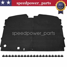 For 1988-1998 Chevy GMC Trucks Hood Insulation Pad W/Clips C1500 K2500 C3500