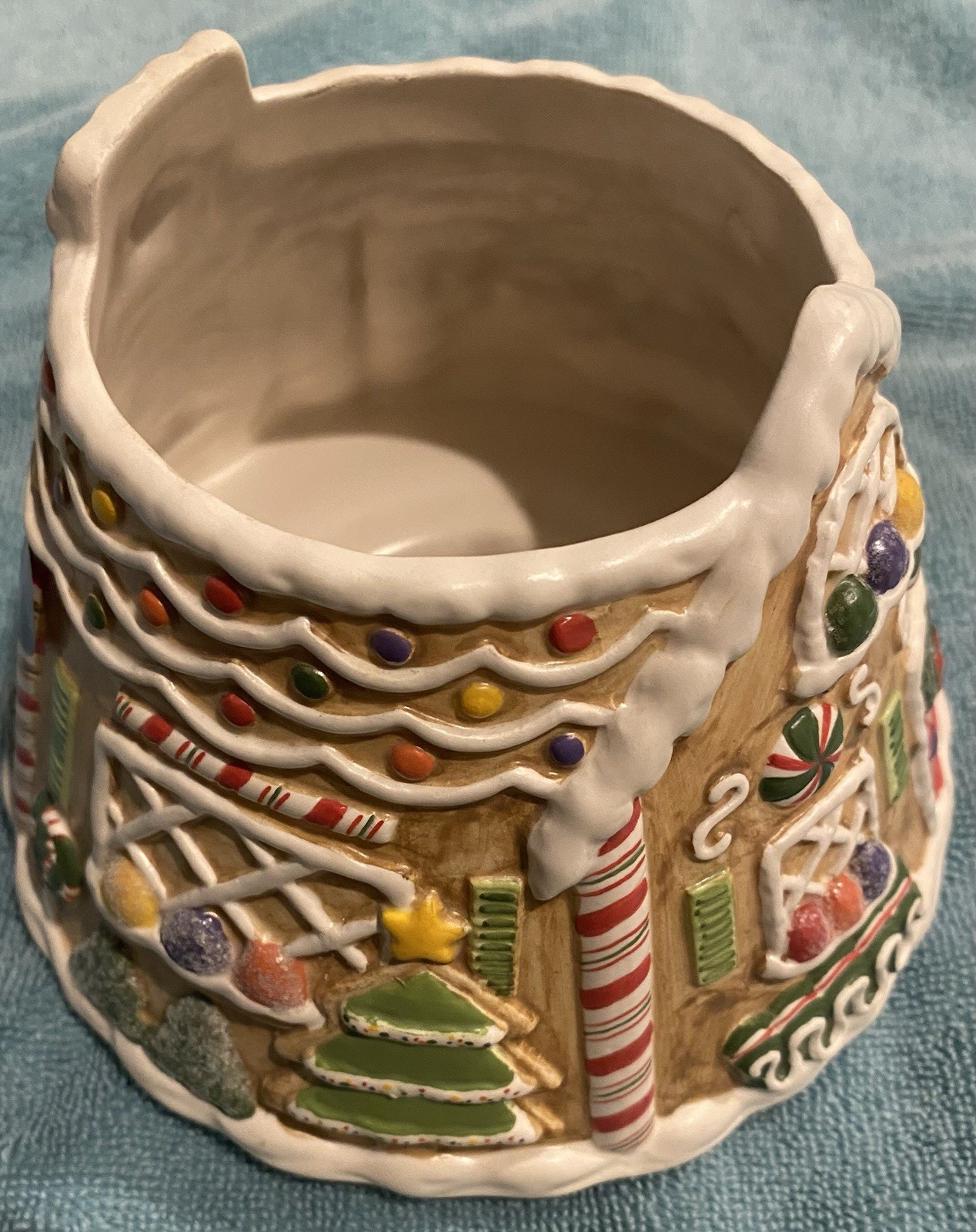 Yankee Candle Gingerbread House Small Jar Candle Topper Lamp Shade