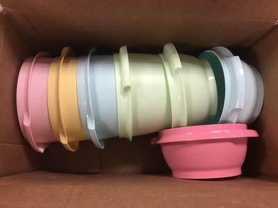 Tupperware 7pc Set- Heritage Collection- No Lids