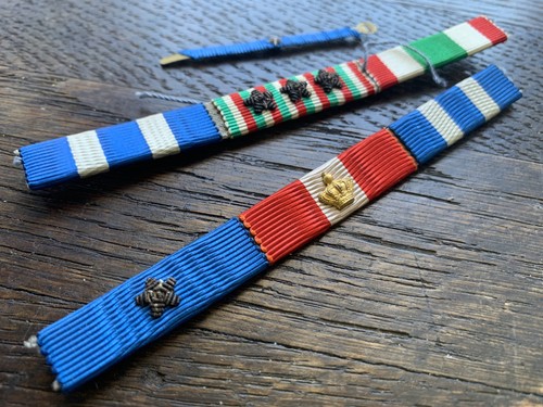 assorted Original WW1 ww I Italian Ribbon Bars service decorations