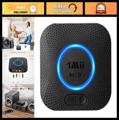 Bluetooth 5.3 Audio Receiver, Hi-Fi Wireless Adapter, aptX HD, Low Latency, 3D S