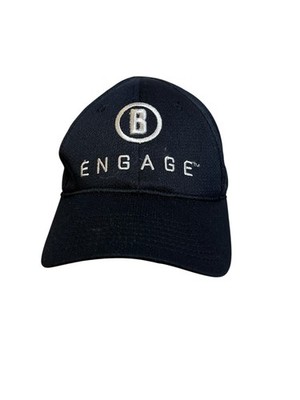 Bushnell Engage Hat Cap Fitted Mens Medium Large Black Embroidered Golf Hunting