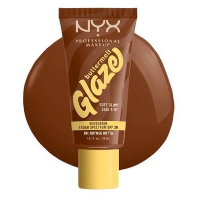 NYX Buttermelt Glaze Soft Glow Skin Tint + SPF 30 - Nutmeg Butta (30ml)
