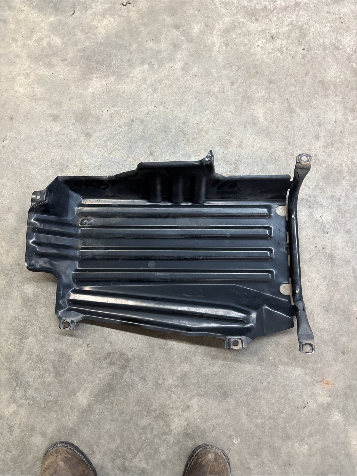 05-08 HONDA PILOT FUEL GAS TANK SKID PLATE METAL COVER GUARD SHIELD STEEL PANEL