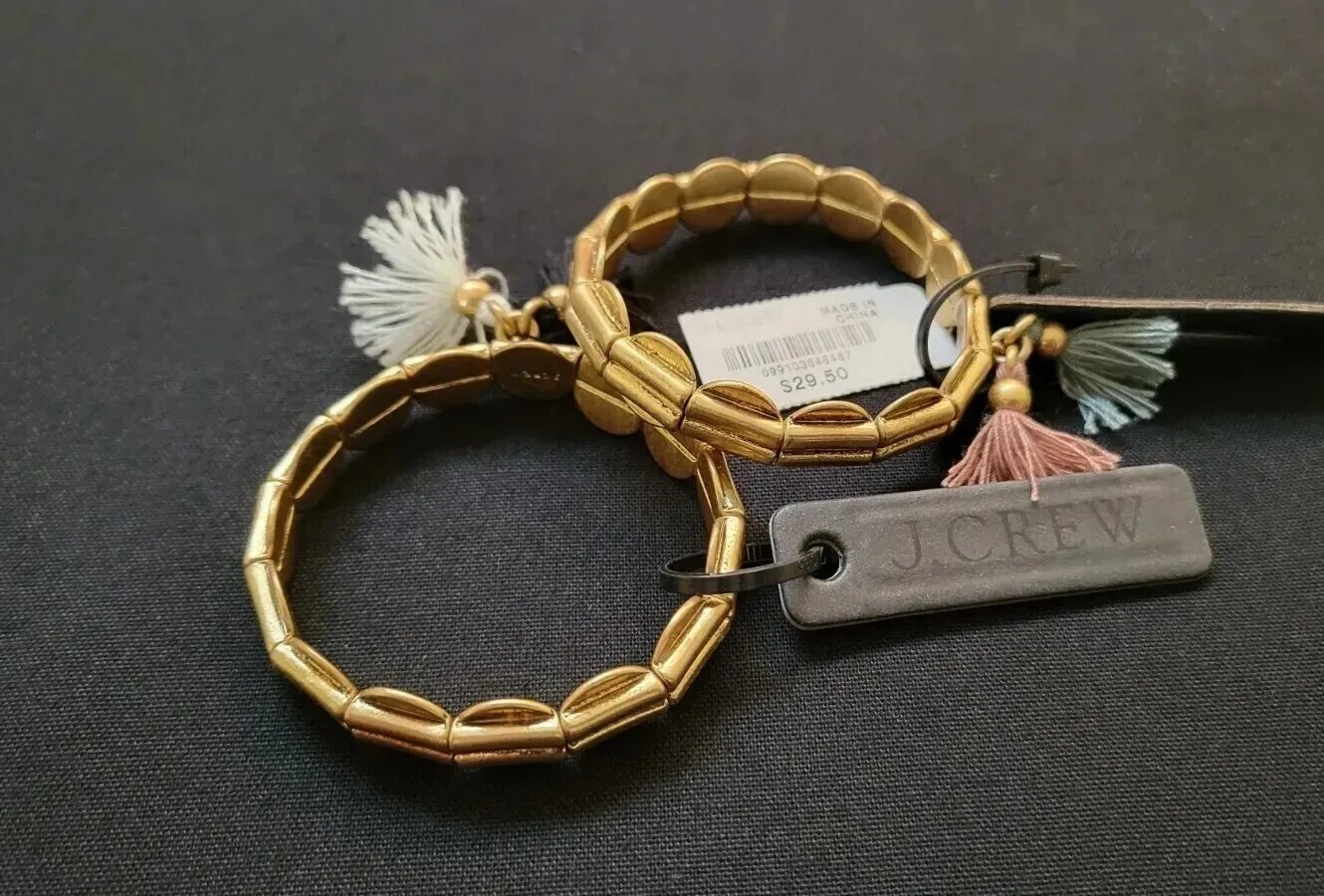 J Crew Brass Bangle Bracelets - image 1