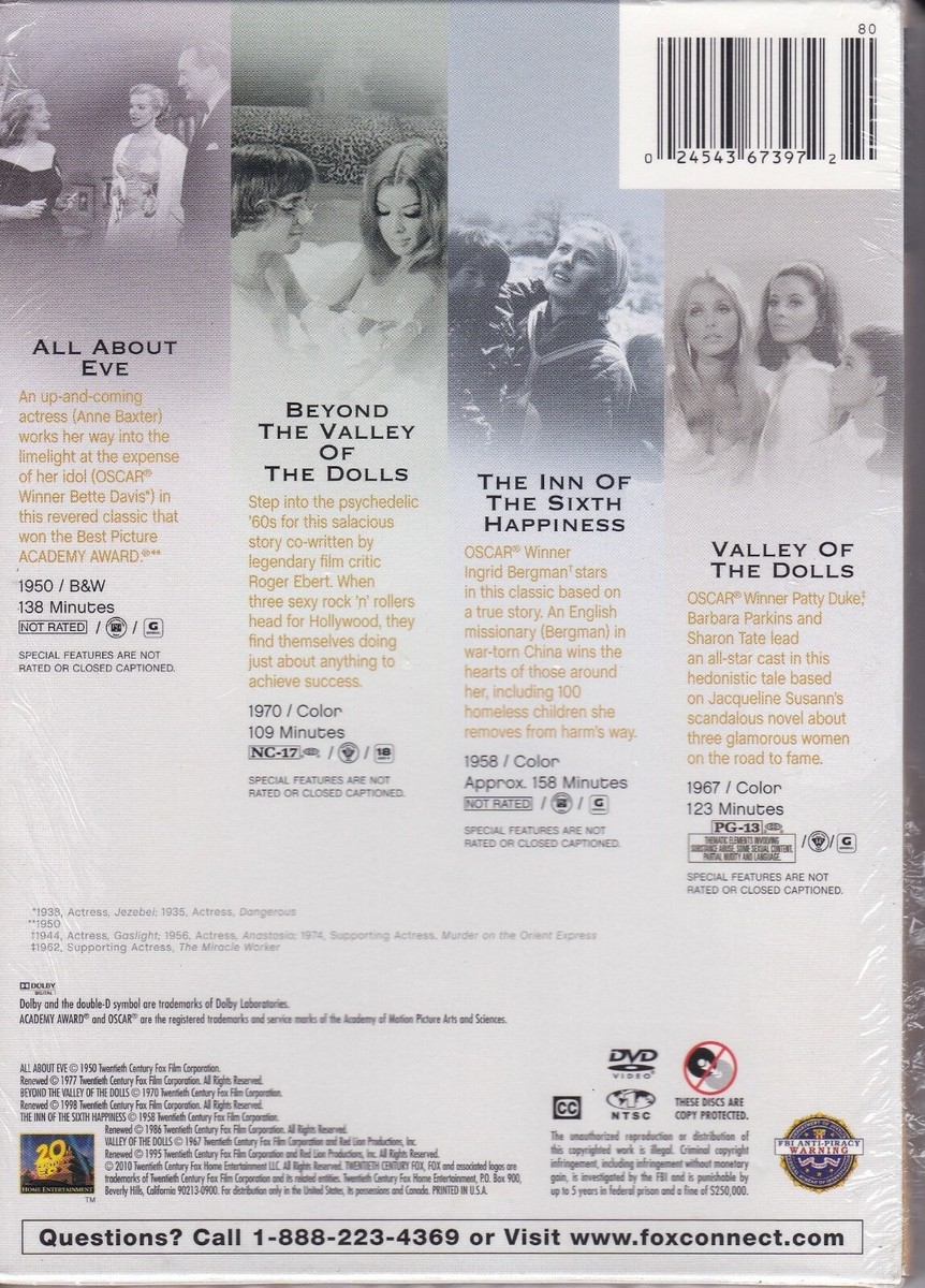 Studio Classics: Set 9 (DVD, 2010, 4-Disc Set, Fox 75th