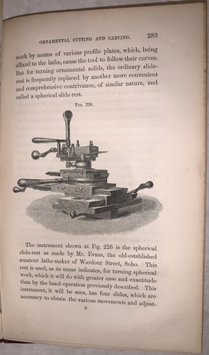 1868, 1st Ed, A TREATISE ON LATHES AND TURNING, by W HENRY NORTHCOTT, MACHINERY - Picture 10 of 10