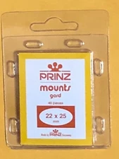 PRINZ STAMP MOUNTS 22/25 - ***WE SUPPORT AND HELP OUR VETERANS***