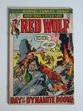 RED WOLF #2 G/VG 1972 MARVEL COMICS BRONZE AGE WESTERN INDIAN GIL KANE COVER ART