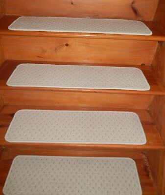 13 Step  9'' x 30''  Stair Treads Staircase WOVEN WOOL .