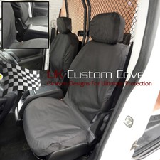 Peugeot Rifter Tailored Front Seat Covers Tailored (2018 On) Black 195