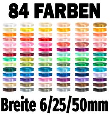 32m x 6/25/50mm Satinband Schleife Band Dekob...