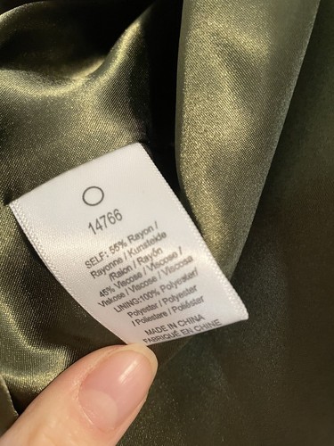 NEW! $258 Womens Anthropologie, 34N 118W Adventure Anorak Green Jacket, Small - Picture 9 of 13