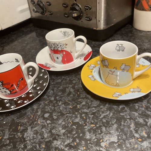 konitz espresso cups X3 Koala Hippo Cat eBay