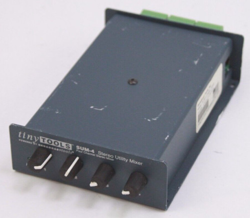 Tiny Tools (Broadcast Tools) SUM-4 Four Channel Stereo Utility Mixer NO ADAPTER