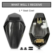 Pillion Rear Seat Cover Cowl Solo Fairing For Kawasaki Ninja ZX6R 636 2019-2023 