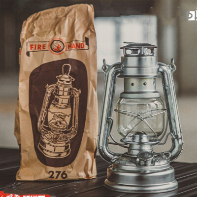 #ad FIREHAND FEUERHAND HURRICANE GALVANIZED #276 STORM SILVER LANTERN FOR CAMPING $39.99