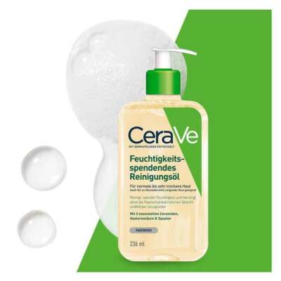 2x CeraVe Feuchtigkeitsspendendes Reinigungsöl 236 ml, ,PZN 17505891