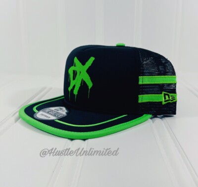 NEW RARE WWE Degeneration X New Era DX Trucker SnapBack Golfer Adult OSFM Black