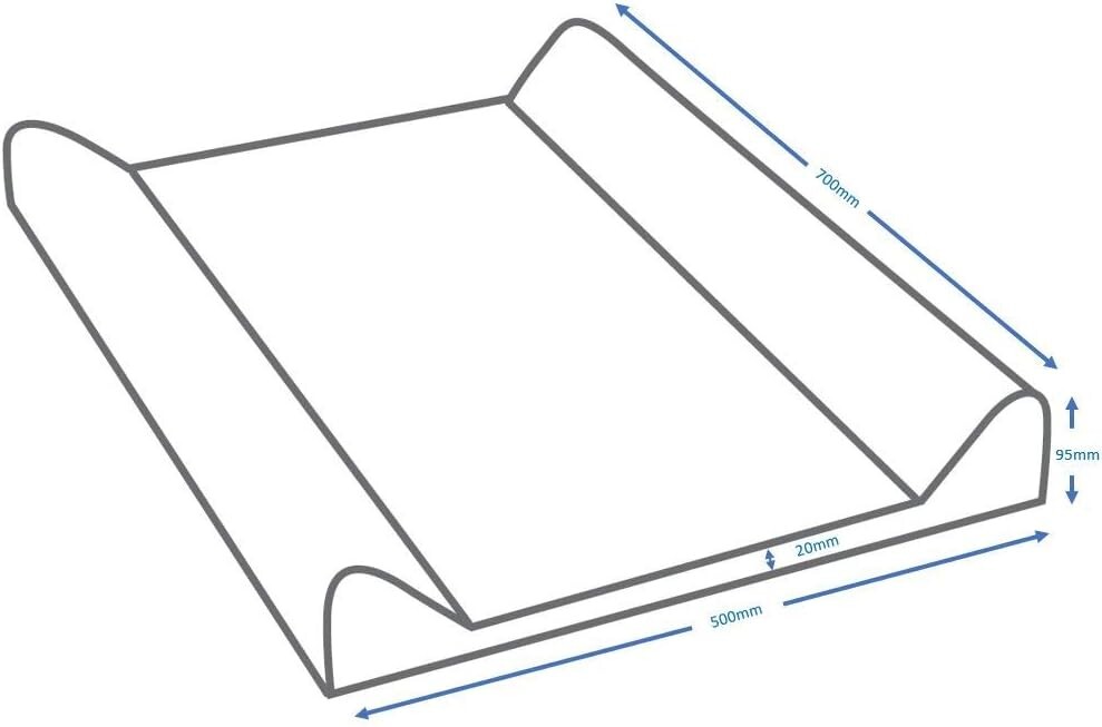 Nursery Baby Changing Mat Unisex Girls Boys Tiny To Tots AntiRoll