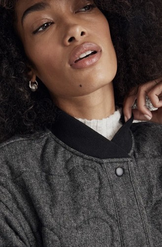 Madewell gesteppte Oversized Bomberjacke True Black 1X Neuwertig - Bild 3 von 8