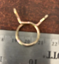 10 PCS 15 mm Double Wire Spring Hose Clamps Fuel Line Hose Tube Clips