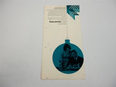 Geha Werke Hanover suggestions for Christmas advertising shop window filler 1961