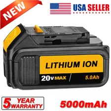 For Dewalt 20V Battery DCB205 5.0 AH Lithium Battery 20Volt DCB204 DCB206 DCB200
