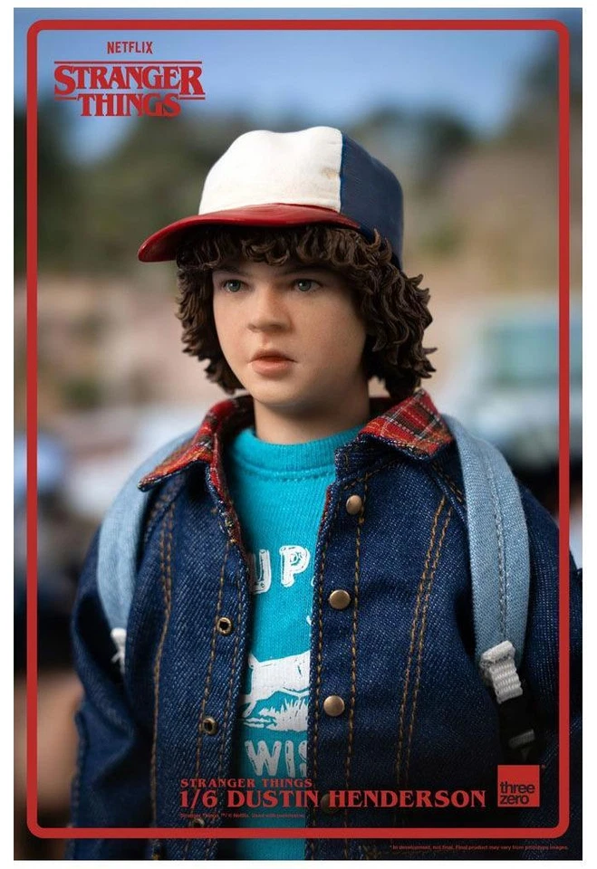 STRANGER THINGS - Dustin Henderson 1/6 Action Figure 12" ThreeZero - Immagine 4 di 4