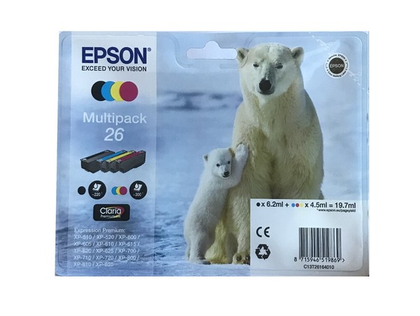 Original Epson Tintenpatronen T2616 FüR Expression Premium XP-605 XP-610 XP-615-image