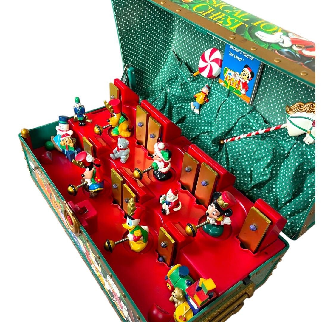 Disney Mickey Musical Toy Chest Mr. Christmas Special Price