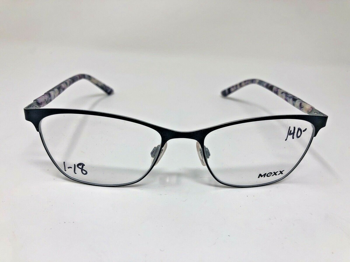 Mexx Eyeglasses Frame Mod 2715 100 53-17-135 Black Marble Full Rim