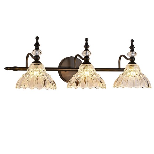 Bathroom Vanity Lights Bathroom Lighting Fixtures Over Mirror Matte Black 3 L... - Picture 9 of 9