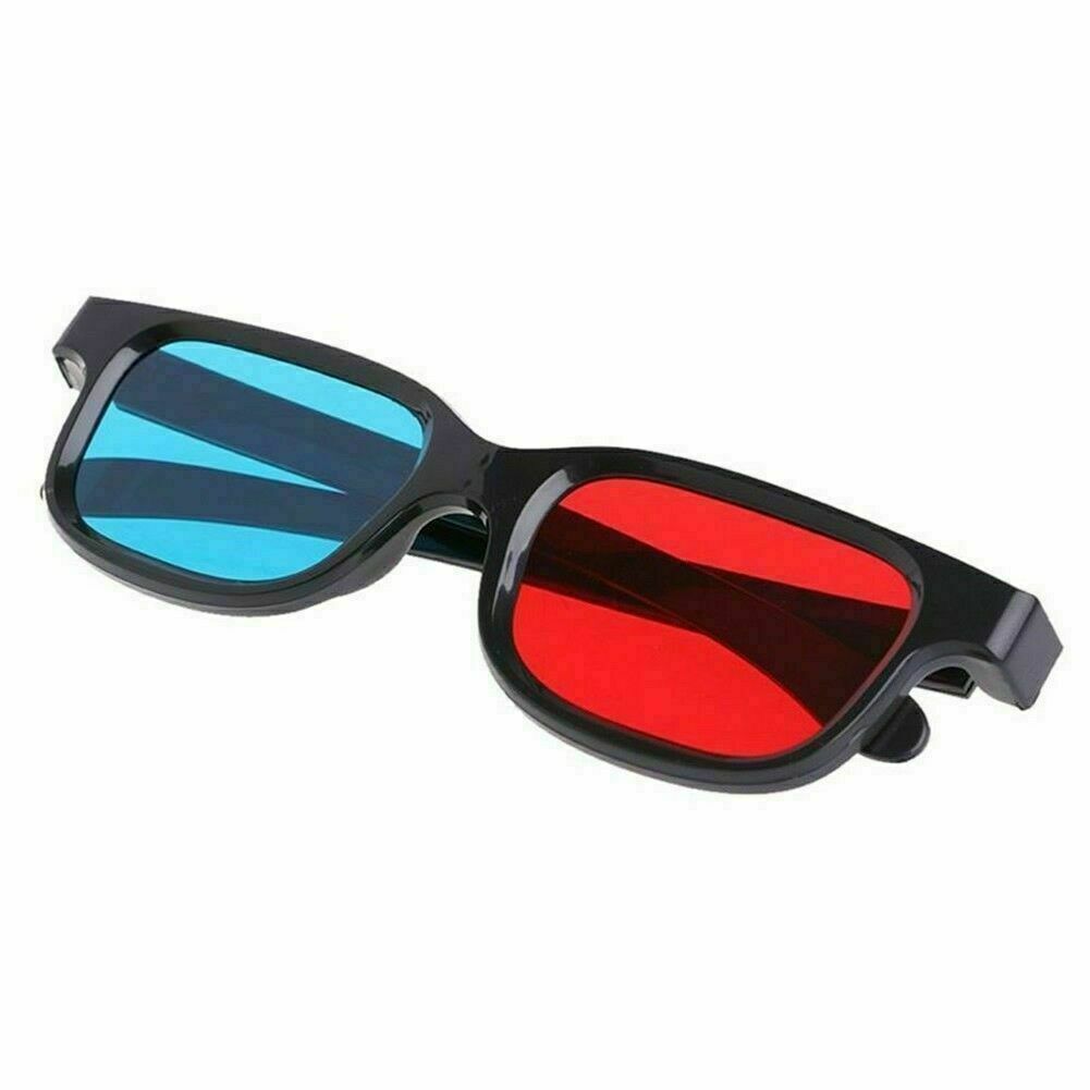 Black Frame Red Blue 3D Glasses For Dimensional Anaglyph Gam Black Frame Red Blue 3D Glasses For Dimensional Anaglyph Gam
