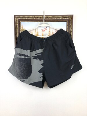 希少　90s　ヴィンテージ　NIKE アンド・レアガシ メンズテニスウェア黒　M Vintage 90's Nike Challenge Court Andre Agassi Shorts Mens Tennis