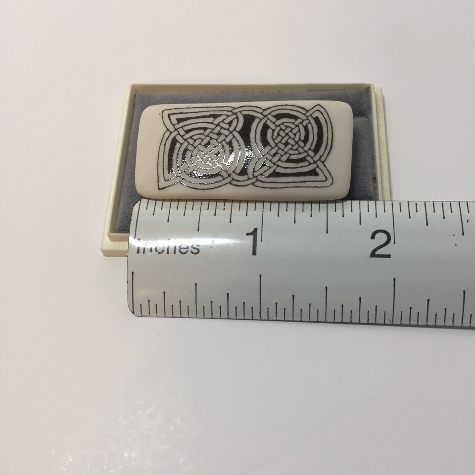 Celtic Brooch Handmade Horizon Porcelain Scotland 1.75" Design A eBay